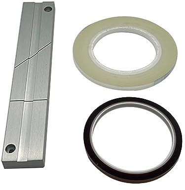 YOGOTEU Professionelles Spleißset für Revoxsonido 1/4 25,4 cm (1/4 Zoll), offene Spule auf Spule, verstellbare Länge, einfache Installation, verstellbares Klebeband, Spleißblock