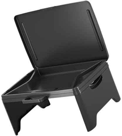 SHINEOFI Portable Boys and Girls Desk Tray Black Folding Computer Table Lap Desk Storage for Home School