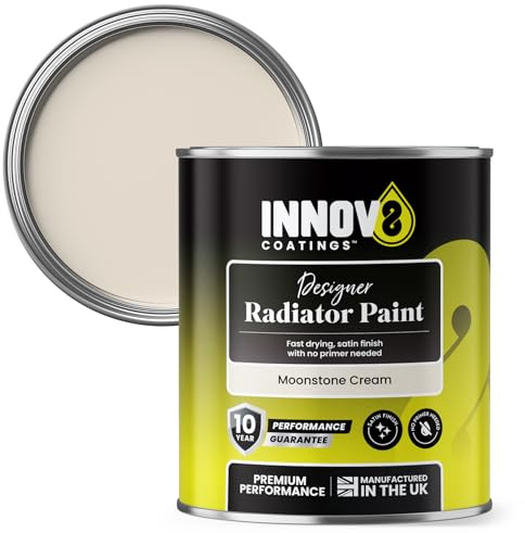 INNOV8 COATINGS RADIATOR PAINT - 750 ml - Satin - Fast Dry (Moonstone Cream)