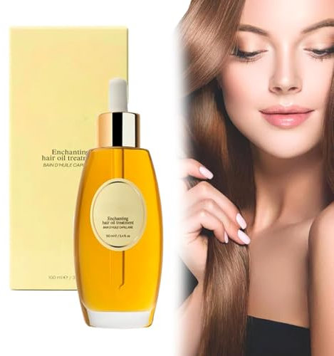 NTDRULFK Olio per Capelli Incantevole, nutre e rinforza i Capelli in profondità, Olio Naturale per Capelli Contiene enotera e Semi di Zucca, l'olio per Capelli favorisce la Crescita dei Capelli