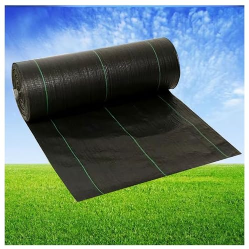DIWAL Telo Pacciamatura Robusto, Tessuto Barriera Anti Erbacce, Copertura Terreno per Giardino, Vialetti, Terrazza, Ghiaia, Aiuole, Durevole E Traspirante, Facile Installazione(1m x 20m)