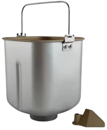 Cubeta + Paleta Mezcladora for Panificadora, Compatible con Midea, BM-210BC-SS. Repuesto de Cubeta for Panificadora.