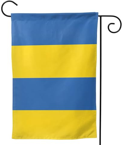 Bandiera dell'Ucraina bandiere da giardino stagionali per esterni, resistente su entrambi i lati, decorazione per le vacanze