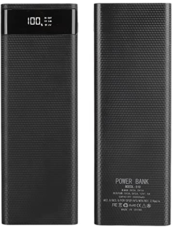Scatola Caricabatteria, Kit Portatile S10 10x18650 Senza Saldatura Kit Alimentazione Mobile Fai da Te, Custodia Power Bank Fai da Te, Supporta Tutti i Modelli di Carica del