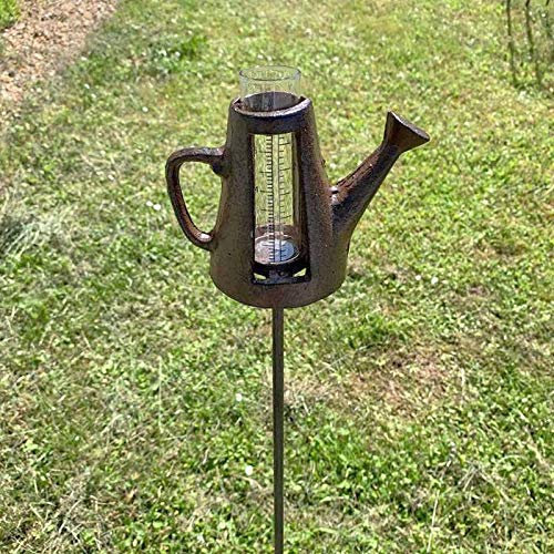 La Grande Prairie Pluviometro giardino annaffiatoio 110 x 14 cm, marrone