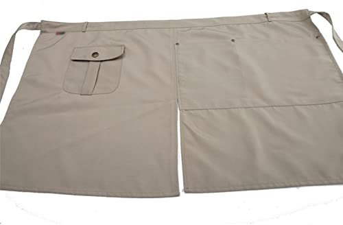 BATTTX Arbeitsschürze Herren Werkstatt, Canvas Wasserdicht Einstellbar, Schürzen Männer Handwerker Tischler Maler Barkeeper, Schreinerschürze Gartenschürze, Unisex