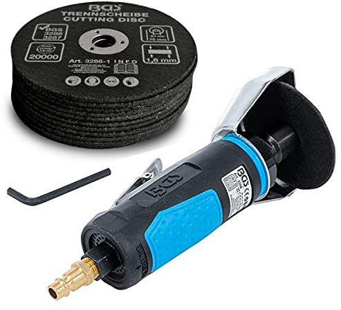 Générique - Pack Meuleuse Droite Pneumatique BGS TECHNIC avec 10 Disques Tronçonner 75 mm