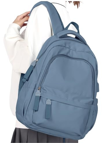 WEPLAN Mochilas Escolares Adolescentes Mujer Mochilas Universitarias Mochilas Escolares Chica Mochila Instituto Ligera Mochilas Colegio Impermeable Mochilas Tipo Casual para Mujer Niñas
