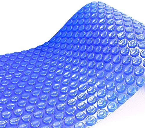 Pool Solarfolie Poolabdeckung Rechteckige Blasen-Solar-Poolabdeckung Mit Tülle, Decke, Blaue Whirlpool-Abdeckung, wasserdichte, Staubdichte Poolabdeckung, Wärmeplane, 400 Μm Dick (Size : 4m x 8m(13ft