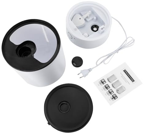 Ultraschall Luftbefeuchter 4L, mit Aroma Diffuser Raumbefeuchter, 250ml/h, Einstellbare Nebelmenge mit 7-Farben-Nachtlicht für Bibliothek, Arbeitszimmer und Andere