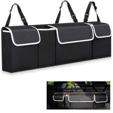 Organizer Accessori Auto Interno,Stoccaggio per auto, Organizer per Bagagliaio Auto, Bagagliaio Auto,Pieghevole Accessori Auto interno,tessuto Oxford organizer per auto, portaoggetti auto per SUV