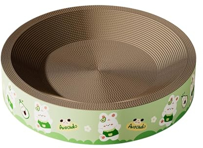 Tapis à gratter pour Chat, Planche à gratter pour Chat,Jouet à gratter en Carton pour Chat | Carton Rond de grattoir de Chat, lit de Salon de grattoir pour Les Petits Chats, Animaux de Compagnie