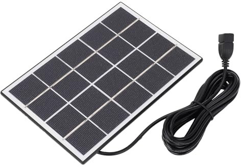 FILFEEL 5V 4W Solarpanel-Wasserpumpen-Kit, Einfach zu Montierende Solarbrunnen-Wasserpumpe für den Garten Im Freien, DIY-Erlebnis, Energiesparend, Umweltfreundlich, Maximale