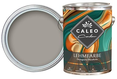 Caleo Color Lehmfarbe WILDKATZE 0,15 Liter - ökologische Wandfarbe für Wohnzimmer und Co. - hoch deckend, tropffrei, geruchsneutral