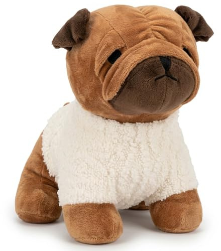 khevga Türstopper Hund – dekorativer Türhalter Hund aus Stoff, tierischer Türpuffer, niedliche Deko für Wohnzimmer, Büro & Kinderzimmer, 1 kg schwer