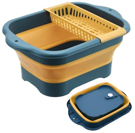 Seau de Nettoyage Bac Portable Multi-avec Bouchon de Vidange