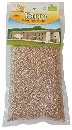GR 500 FARRO IN CHICCHI SEMIPERLATO PER INSALATA SEMI PEARL EMMER FOR SALADS