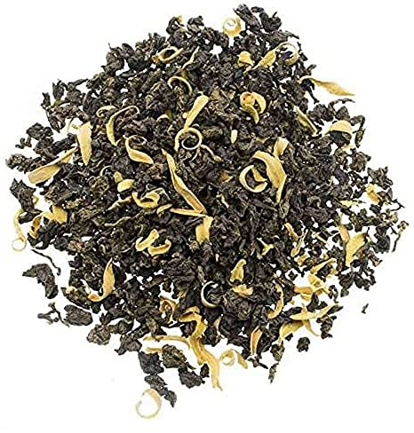 Aromas de Té - Té Azul Oolong - Formato de 75 g - Propiedades Digestivas y Antioxidantes - Efecto Termogénico - Contiene Té Oolong, Naranja y Aromas Naturales