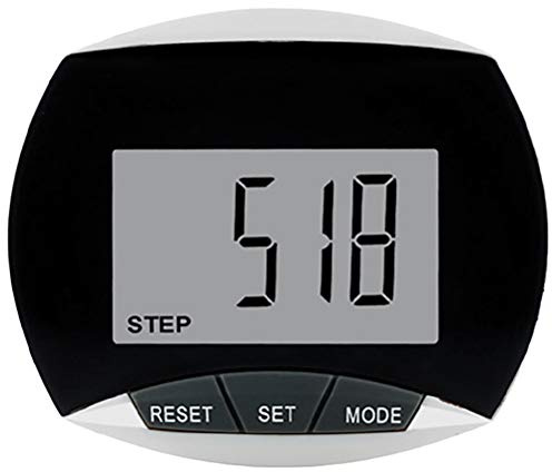 Lintat Podomètre LCD multifonction avec clip ceinture pour mesurer la distance et les calories