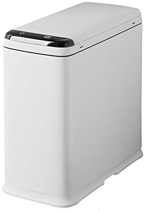 Poubelle Cuisine Trash étroite rechargeable à la poubelle de la salle de bains de ménages peut être une poubelle automatique de capteur automatique créative de couvercle, 8L / 2,1 gallon Poubelle / Po