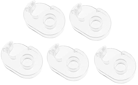 Uonlytech 5stücke Teiliges Transparentes Klebebandabroller Kunststoff-schneidevorrichtung Sicherer Diy-washi-tape-cutter Tragbarer Büro-organizer Für Basteln Und Verpacken