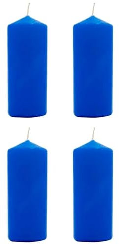 Acan Bougie Chauffe-plat Parfumée Fraîcheur Marine Bleu 10,5 x 4,5 cm Pack 4 Longue Durée 25 heures Aromathérapie Décoration d'Intérieur