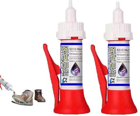 YMXHYC Colla a Base di Olio, Colla Resistente al Calore, Super Colla per Saldatura, Colla Universale per saldature Forti, Adatta per Scarpe per mobili in Legno, Tazze, plastica, Legno