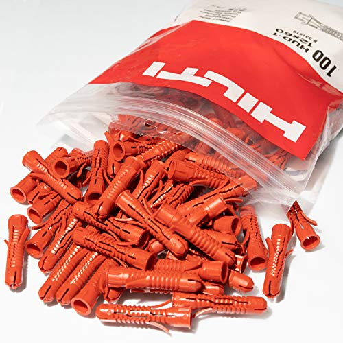 Hilti HUD 1 & 2 Dowels All Sizes Selectable (5 mm - 12 mm) Universal Dowel Attachment Bulk Packages (100 Pieces HUD-2 12 x 60)