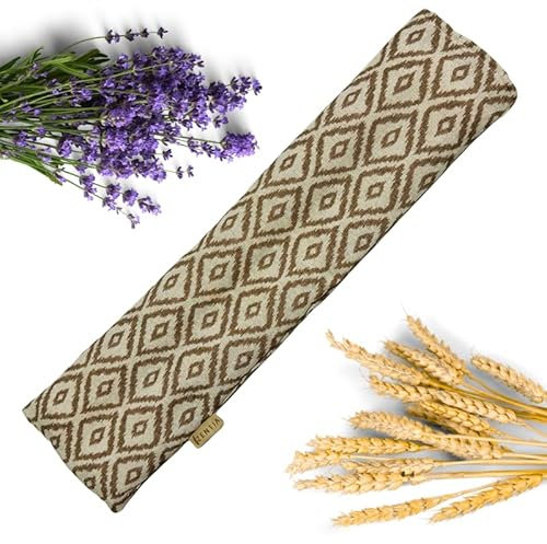 ZENTIA Saco Semillas Microondas - 12x50cm Semillas y Lavanda, 100% Algodón - Saco de Semillas para Microondas - Bolsa térmica Calor y Frío - Saco térmico semillas microondas - Cojín Cervical Grande