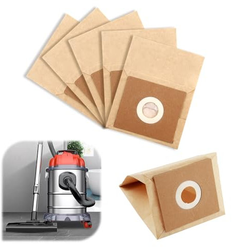 5 Pack Vacuum Cleaner Bags for Bush VCB35B15C1J7W-70 VYTRONIX RBC02 BC-402 BC-501 Argos Value VC-401 VC-402 CJ021 VC358S-4 3D Efficiency Paper Dust Bags for Hoover Vacuum Cleaner Accessories