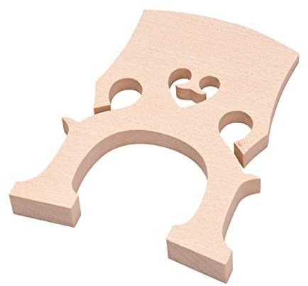 Joyance Cello Parts 4/4 Cellobrücke Ahornholz Violoncello Trense Ponticello Saitenheber Passgenaue Ersatzteile für Musikinstrumente Massive Ahornkonstruktion