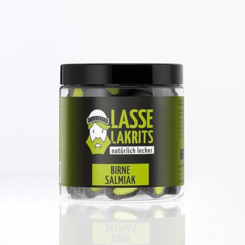 LASSE LAKRITS® | Dose Birne Salmiak 1 Dose (165 g)