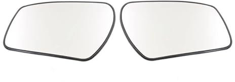 SQIFBA Außenspiegel Für Ford Für Focus 2005-2014 Außenbereich Teil Seitenrückspiegel Linsen Reflektierende Glaslinse Spiegelglas beheizbar(Heatin Left Right)