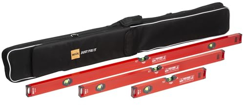Sola vattenpass BigX 30/60/100 cm – aluminiumrörprofil 52 × 25 mm, FOCUS-trollslända med +60 % förstoring, 30 J. Täthetsgaranti, 2-K ändlock, inklusive väska
