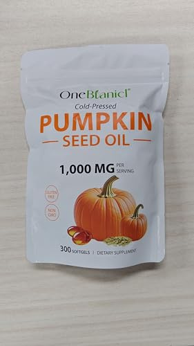 2 Pack Pumpkins Seed Oil Capsules,Pumpkins Seed Extract Powder,Pumpkin Seed Herbal Supplement
