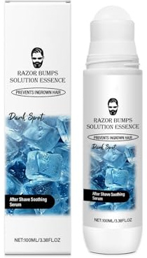 Baume après-rasage pour homme, solution de razor Bumps pour femme, lotion après-rasage hydratante pour homme, à enrouler sur l'applicateur, sérum capillaire pour peau lisse (1)