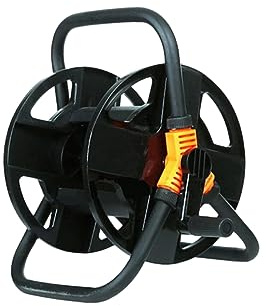 HYTROVE Enrouleur De Tuyau Arrosage Compact Pour Lavage Voiture Et Jardin Poignée Acier Inoxydable Support Stable Pour Tuyaux Jusqu à Facile à Assembler Rangement Gain De Place