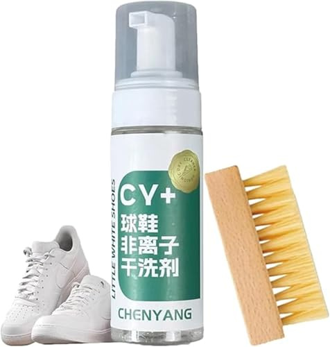 Active Foam Sneaker Cleaner Set,Sneaker Cleaner Foam for Removing Stains and Dirt,Shoe Cleaning Kit for White Shoes,Reduce Deformation and Premature Aging for Shoes,Rich Foam,Deep Clean