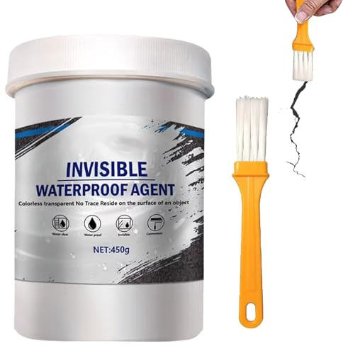 Adhesivo impermeable transparente,Revestimiento invisible Reparación de fugas | Producto transparente a prueba de fugas para techo pared cocina terraza pasillo jardín baño ventana