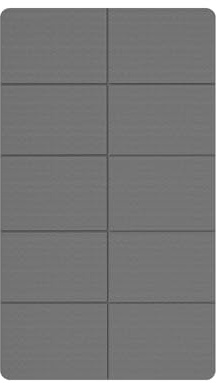 Tappetino Yoga Pieghevole,Alta Densità Allenamento Mats,Doppio Strato Antiscivolo Tappeto Da Fitness,Comfort Stabilità Pilates Mat,per Aerobica, Viaggi,con Sacchetto Di Stoccaggio(Gray)