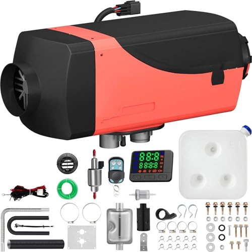 HGCXBYAP Riscaldatore Diesel da Parcheggio Riscaldatore Ad Aria Diesel da 12 V E 2 KW, Riscaldatore Diesel, Riscaldatore di Parcheggio, Riscaldatore Ad Aria Diesel con Basso Rumore Heater ducting