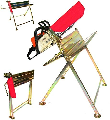 Kettensägebock Sägebock 06062 Benzin Elektro Kettensäge Sägehilfe Holz Säge Bock AWZ