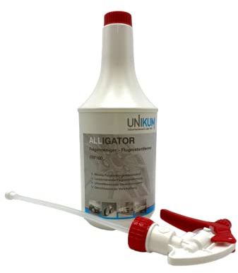 Unikum Alligator Felgenreiniger – Flugrostentferner inkl. Premium Sprühkopf Canyon1L