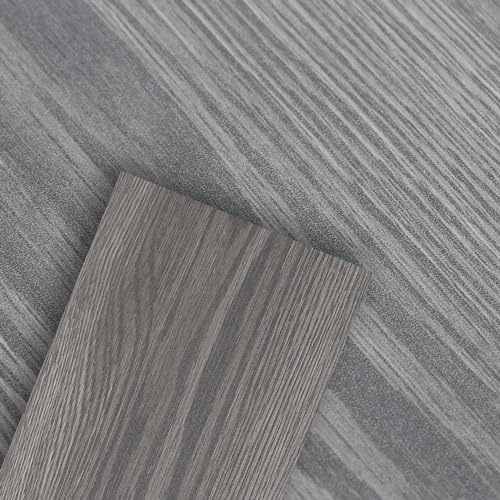 Jopassy PVC Bodenbelag Vinylboden Selbstklebend Fliesen Bodenbelag PVC-Platten für Eingangstür, Wohnzimmer, Küche, Balkon, Abstellraum 35 Fliesen/ca. 5m² Night Oak