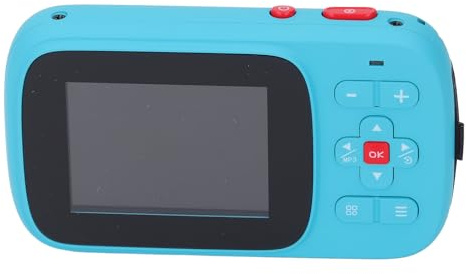 Videocamera Compatta, Fotocamera Digitale da 72 MP, Batteria a Lunga Durata, con Multifunzione, Anti-vibrazione, per Vlog di Viaggio (BLUE)