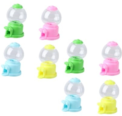 Toyvian 8pcs Rotata-ble Candy Catcher Machines Sweet Machine Dispenser for Boys and Girls