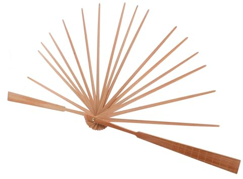 ZUNOXAZ Japanischer Fächerrahmen Aus Bambus Faltfan-kit Für Hochzeiten Und Partys Handgefertigte Fächer Für Besondere Anlässe Und Kulturelle Erlebnisse