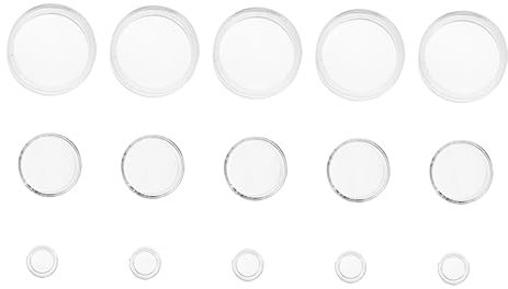 HEMOTON 16sätze Acryl Ringe Für Baseball Ständer Transparente Präsentationshalter Für Softball Golfball Und Klar Kugeln Sammlung