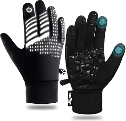 Guantes Termicos Niño Ciclismo Invierno, Antideslizantes Guantes Cálidos | para Niños y Niñas, con Pantalla Táctil, para Deportes al Aire Libre, a Diario, Bicicleta, Nieve, Moto