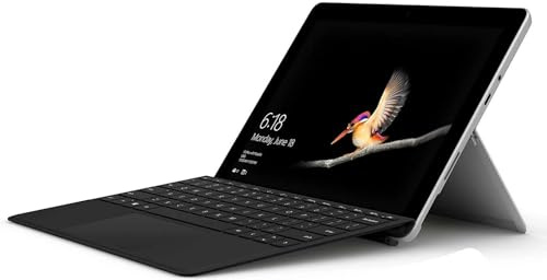 Microsoft Surface Go 2 Touchscreen laptop, 26,7 cm (10,5 pollici) FHD (1920 x 1080), Intel Pentium Gold 4425Y, 4 GB RAM, SSD 64 GB, tastiera giapponese, senza porta USB, Windows 11 Pro (revisionato)